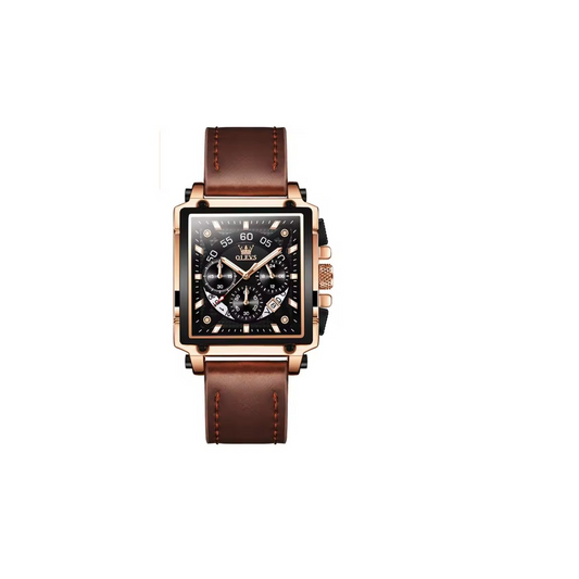 Reloj Old Money Esqueleto con Correa de Cuero – Elegancia con Carácter Visible